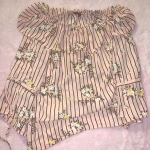 Cold shoulder blouse